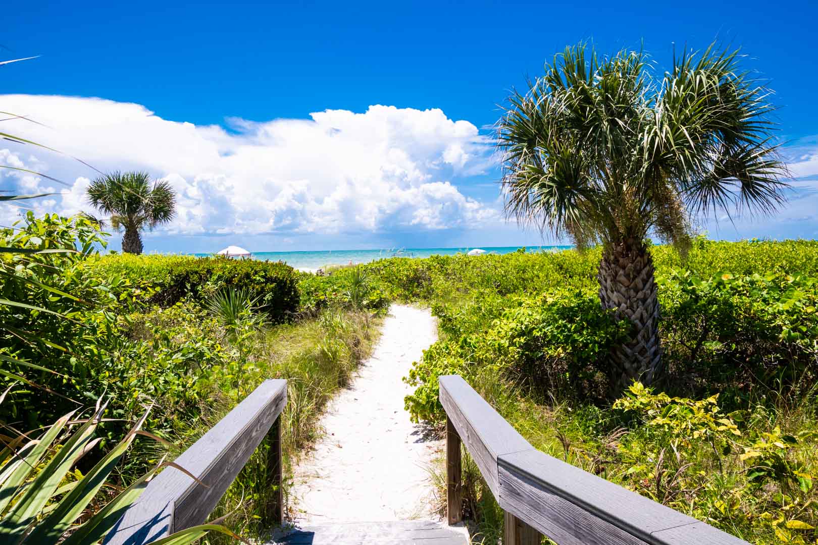 A scenic pathway to the beach at VRI's Sanibel Beach Club in Sanibel Island, Florida.
